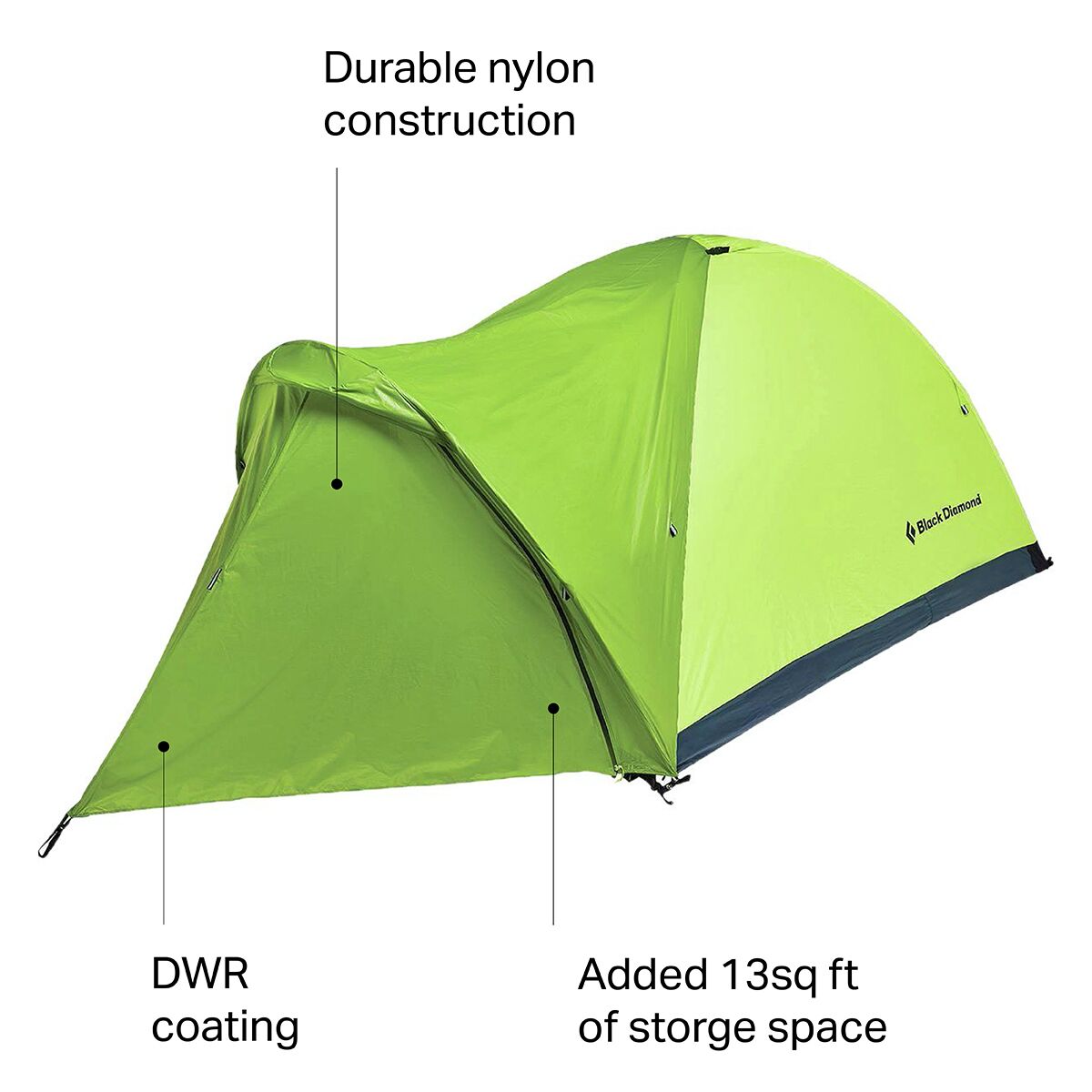 テント・タープ  FIRSTLIGHT 3P VESTIBULE Black Diamond FirstLight Tent Vestibule: 2-Person - Hike & Camp