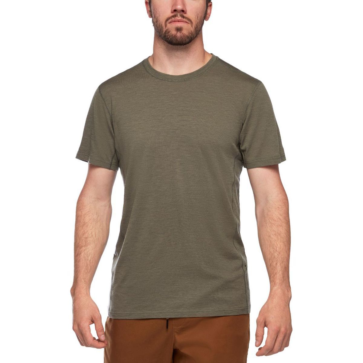 Black Diamond Flux Merino Shirt - Men's Tundra, XL