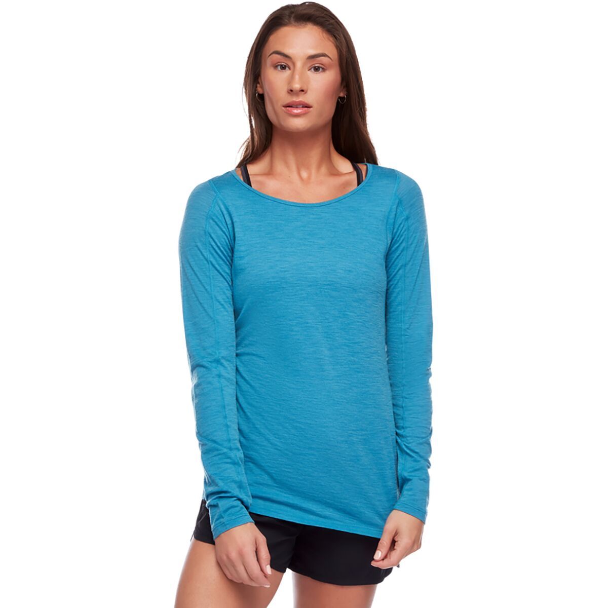 Black Diamond Rhythm Long-Sleeve T-Shirt - Women's Fjord Blue, S