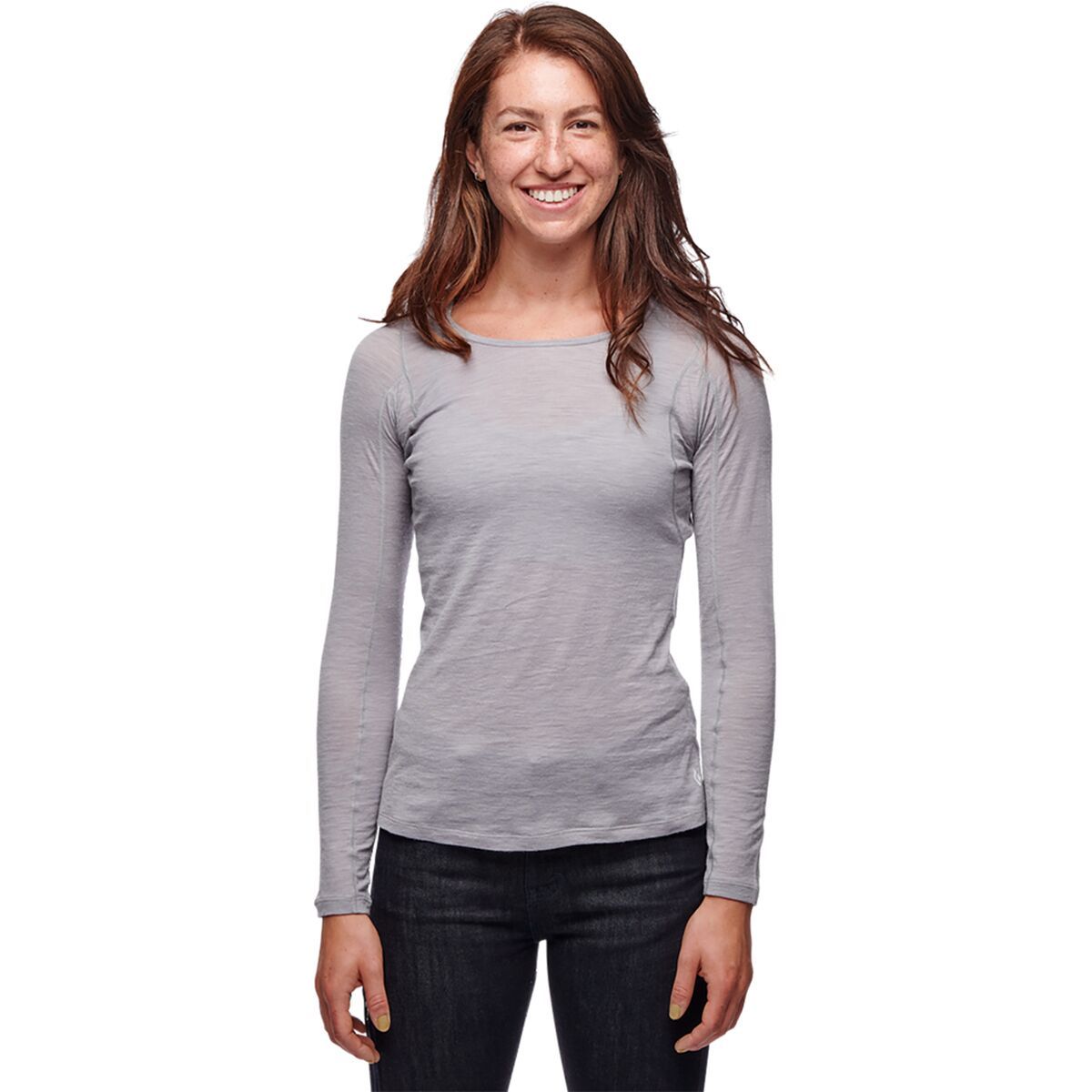Black Diamond Rhythm Long-Sleeve T-Shirt - Women's Pewter, L