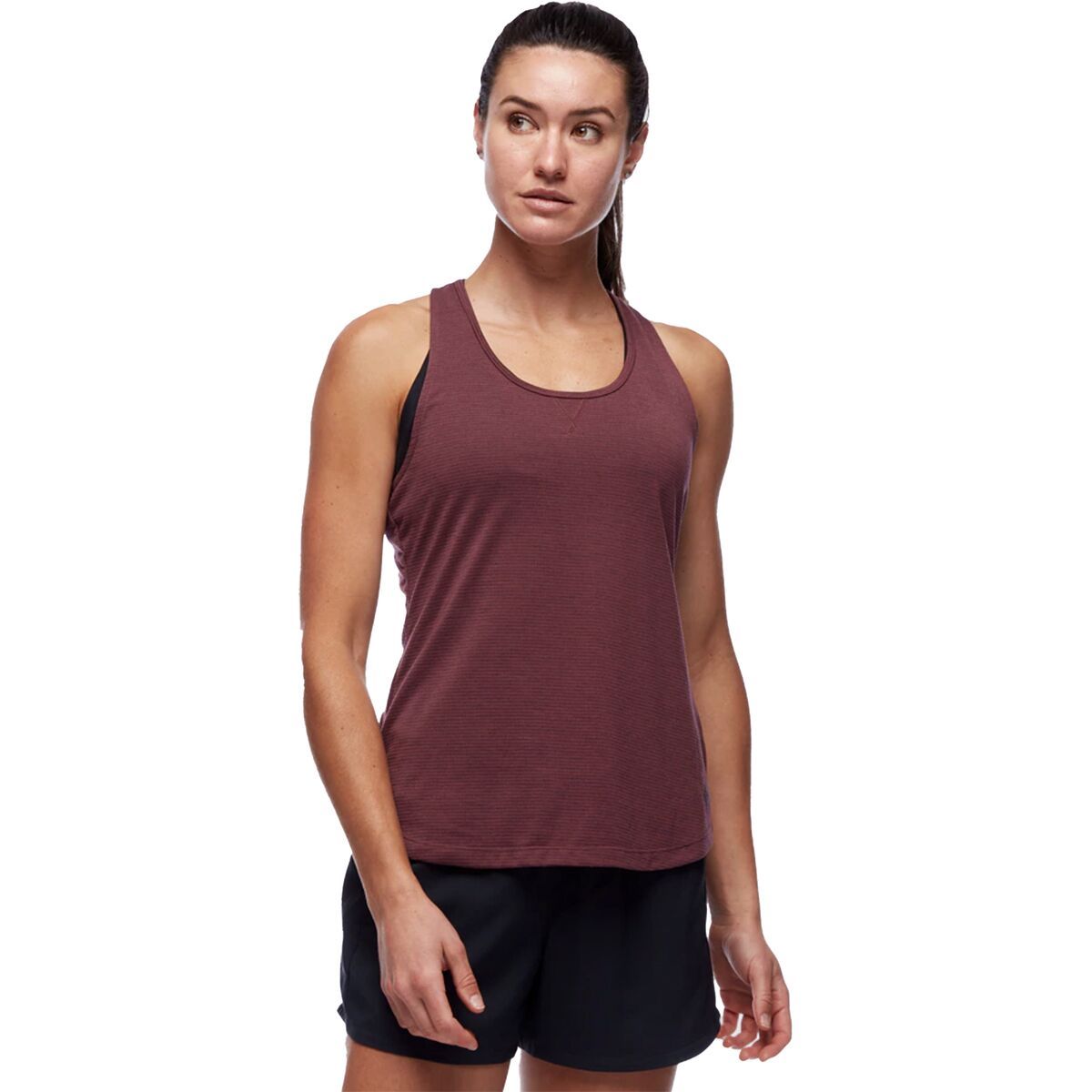 Black Diamond Splitter Tank Top - Women's Cherrywood Stripe, S