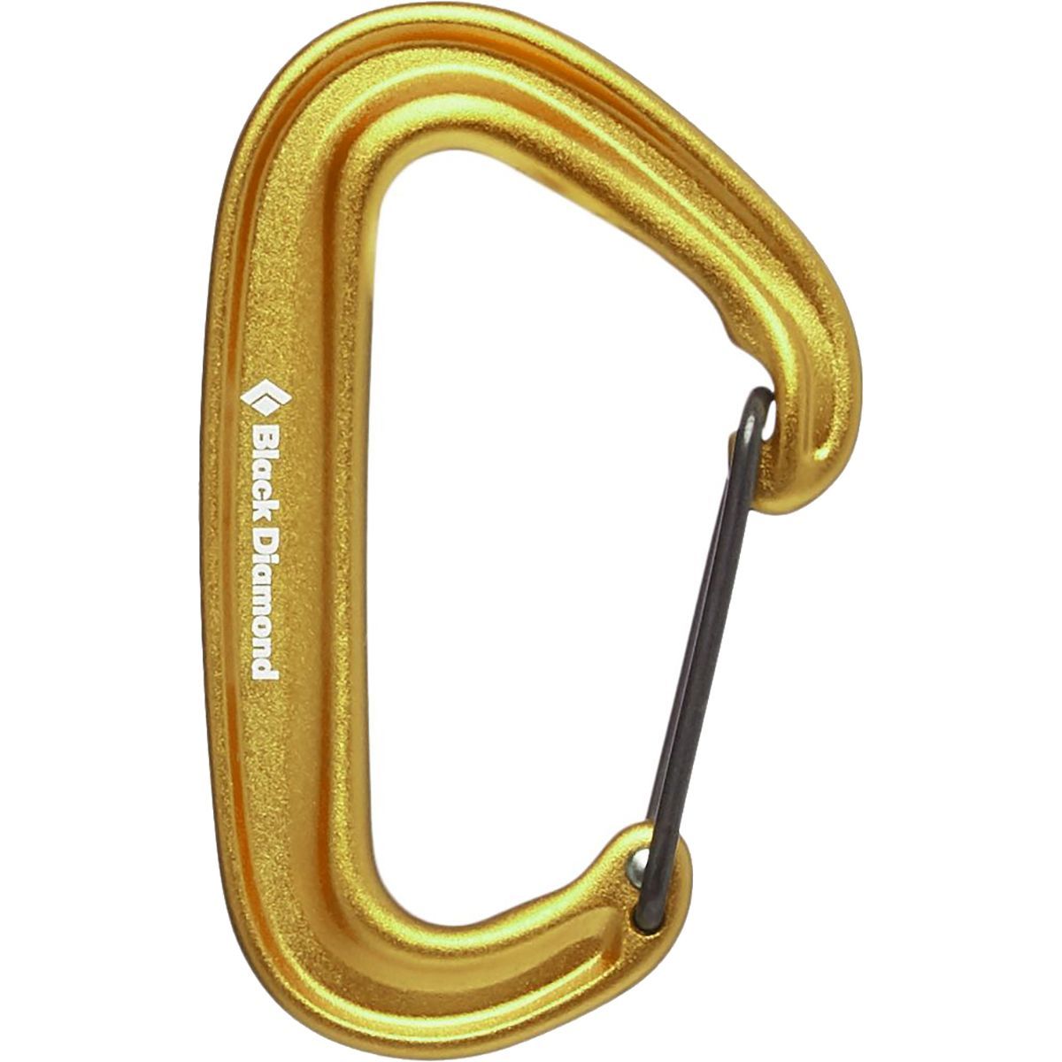 Image of Black Diamond LiteWire Carabiner Yellow, One Size