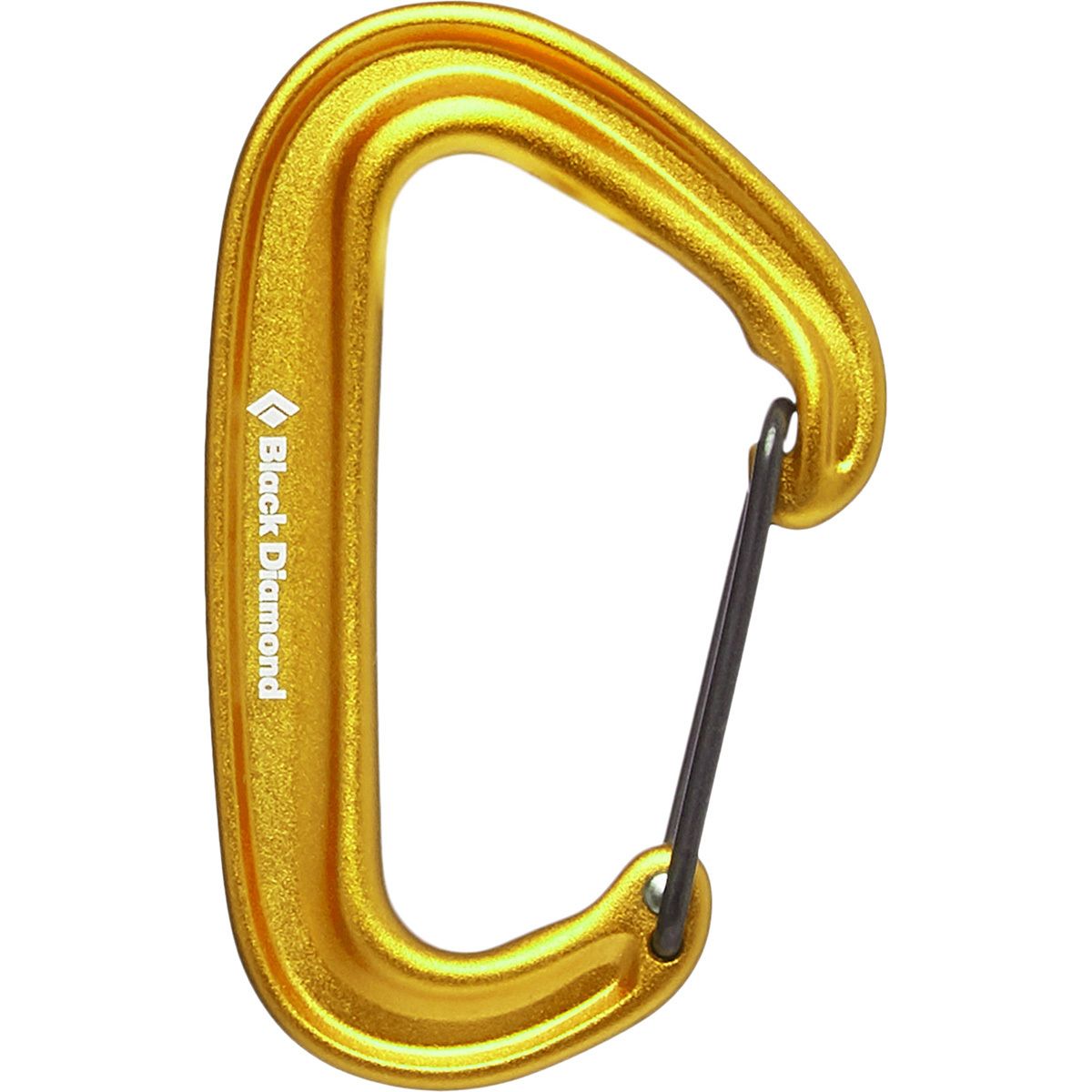 Image of Black Diamond MiniWire Carabiner Yellow, One Size