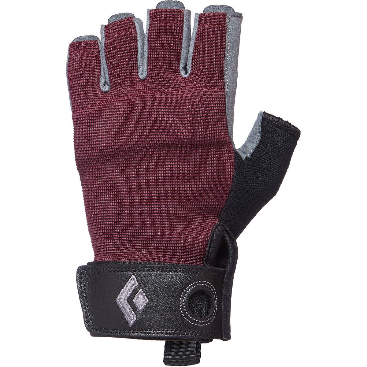 Black Diamond Crag Half-Finger Glove - Women's Bordeaux, S