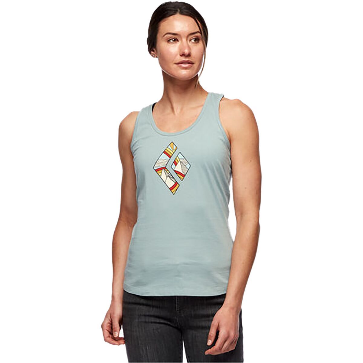Black Diamond Rainbow Diamond Tank Top - Women's Blue Ash, M