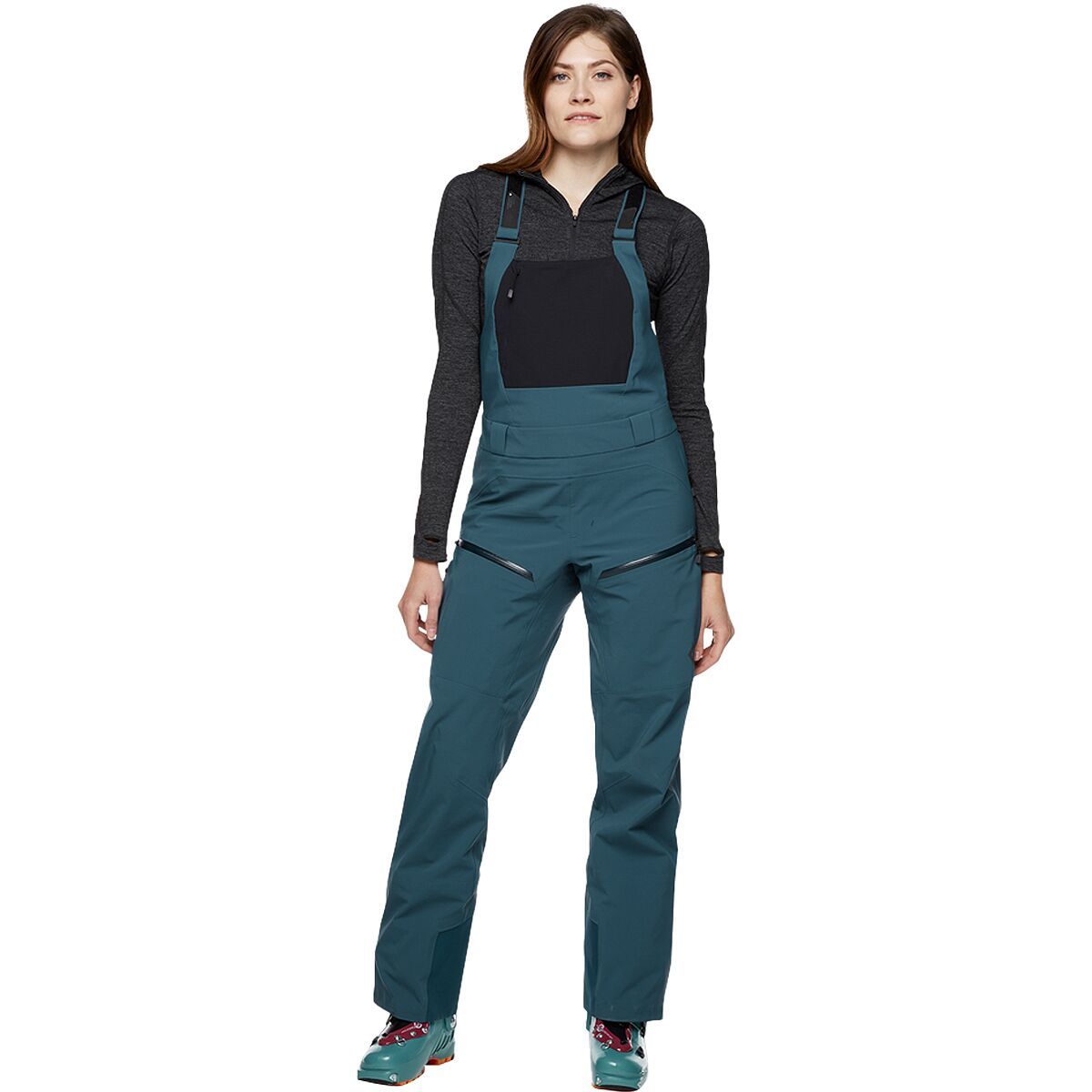 Image of Black Diamond Recon Stretch Bib Pant - Women's Azurite, XS