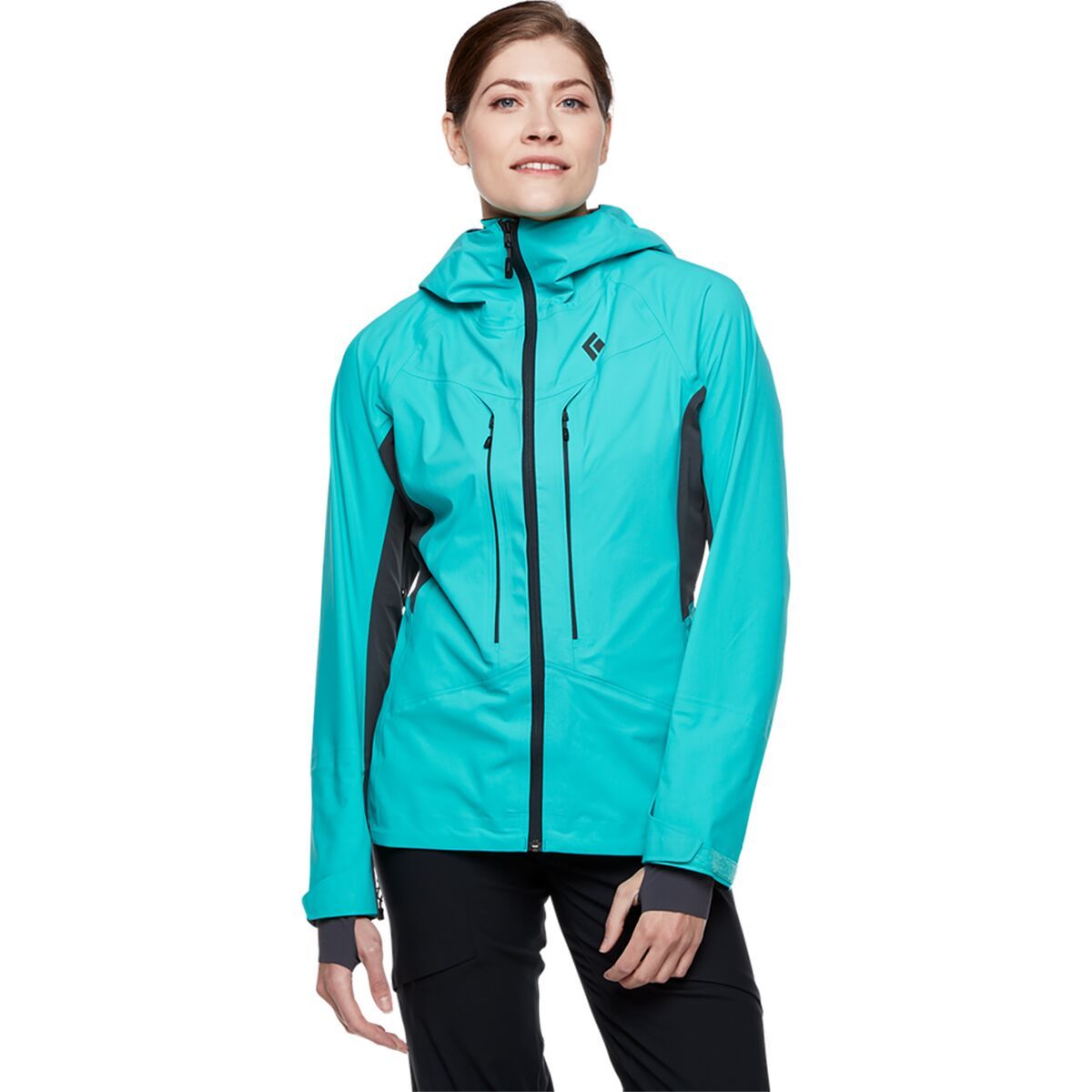 Black Diamond Dawn Patrol Hybrid Shell Jacket - Women's Dark Patina, S
