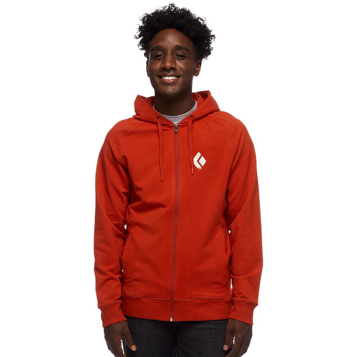 Black Diamond Chalked Up Full-Zip Hoodie - Men's Red Rock, L