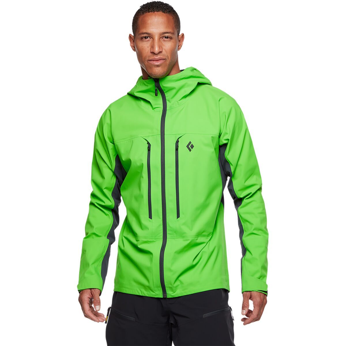 Black Diamond Dawn Patrol Hybrid Shell Jacket - Men's Vibrant Green, M