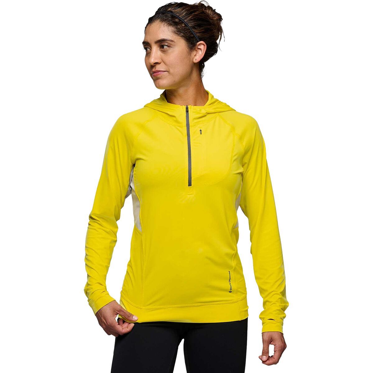 Black Diamond Alpenglow Pro Hooded Top - Women's Clean Yellow, XL