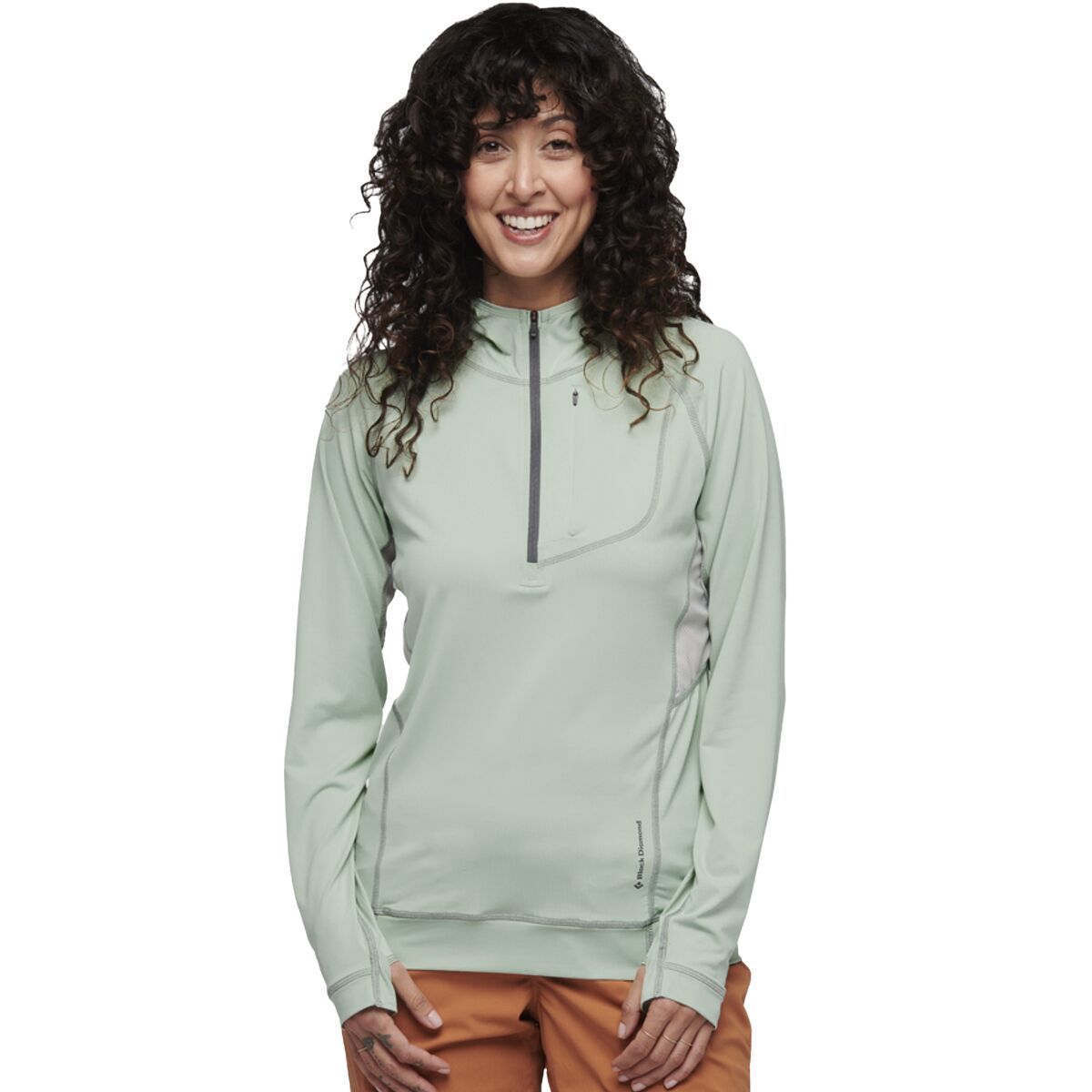 Black Diamond Alpenglow Pro Hooded Top - Women's Foam Green, XS