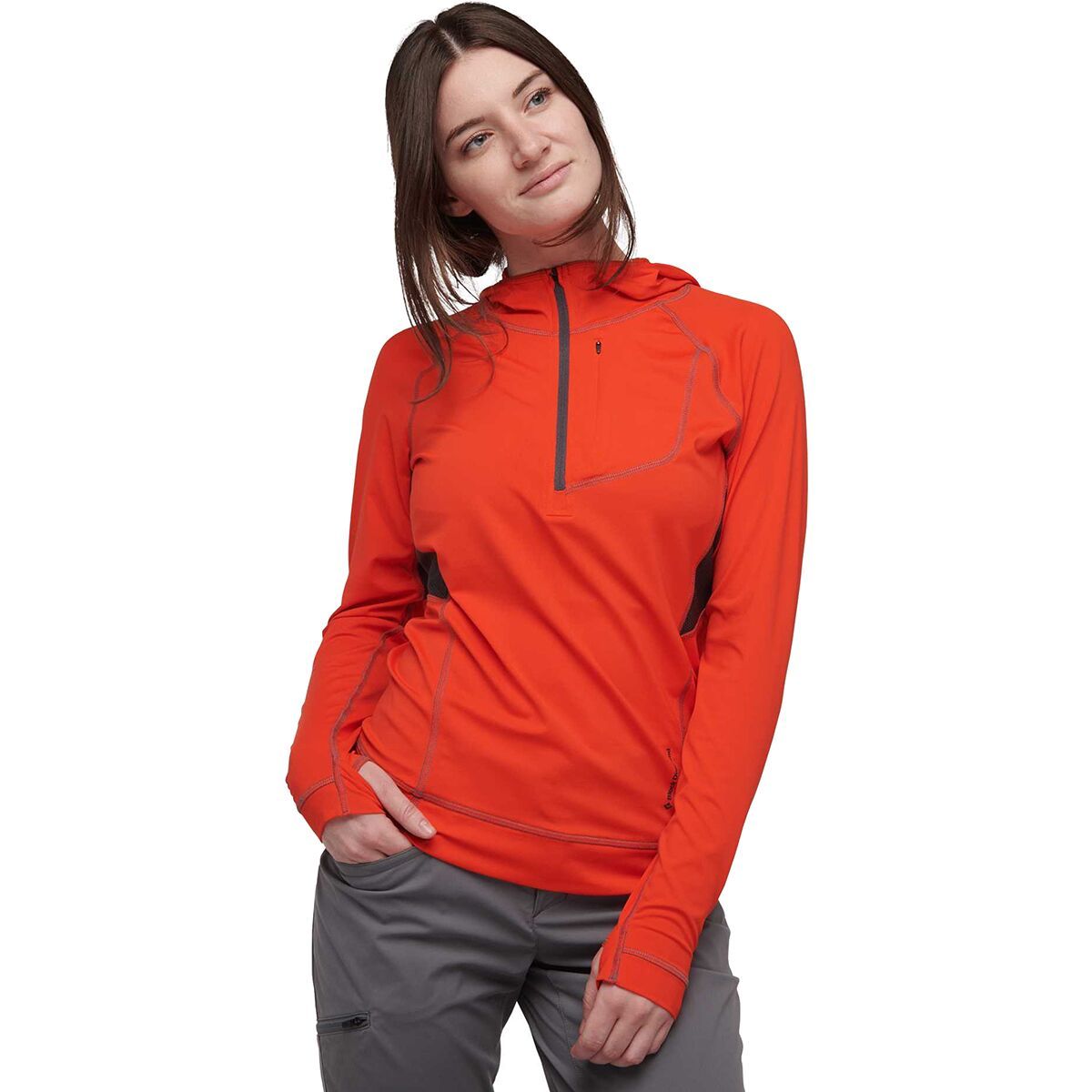 Black Diamond Alpenglow Pro Hooded Top - Women's Octane, L