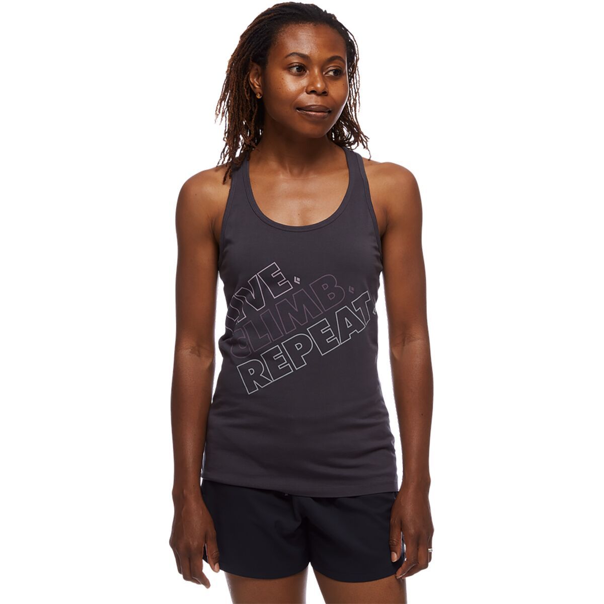 Black Diamond Live Climb Repeat Tank Top - Women's Carbon, M