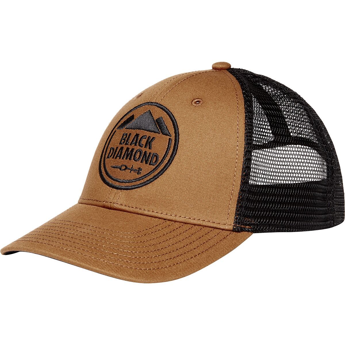 Image of Black Diamond Low Profile Trucker Hat Dark Curry/Black, One Size