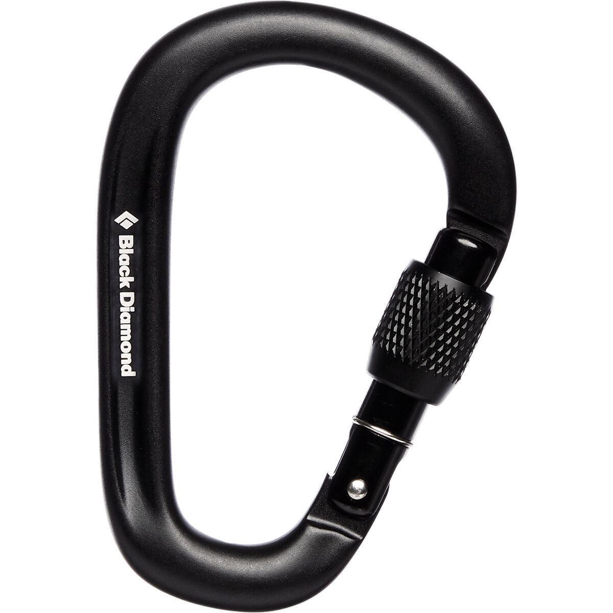 Black Diamond PearLock Screwgate Carabiner Black, One Size