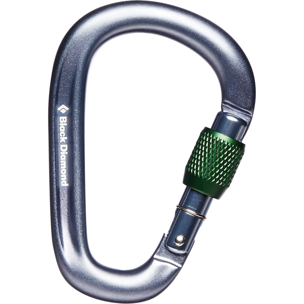 Image of Black Diamond PearLock Screwgate Carabiner Gray, One Size
