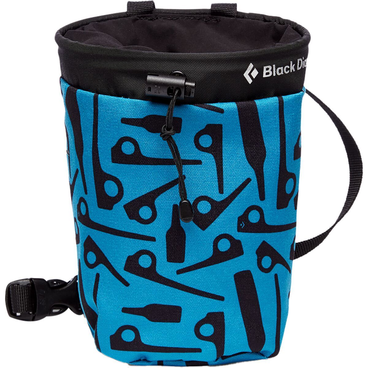 Black Diamond Gym Chalk Bag Piton Print, M/L