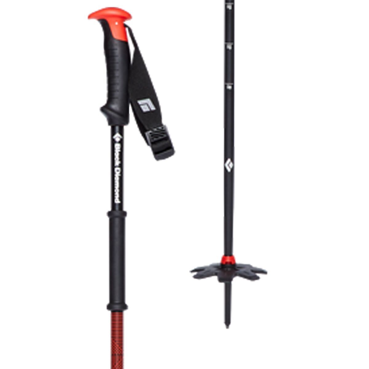 Black Diamond Traverse Ski Poles One Color, 155cm