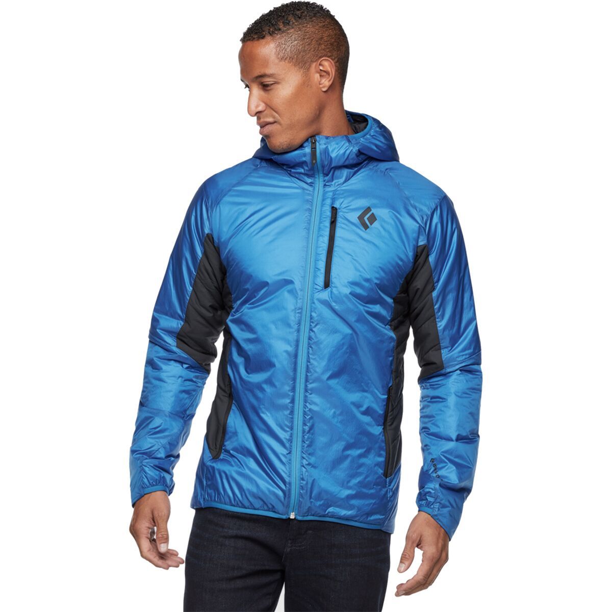 Black Diamond Vision Hybrid Hooded Jacket - Men's Bluebird, M