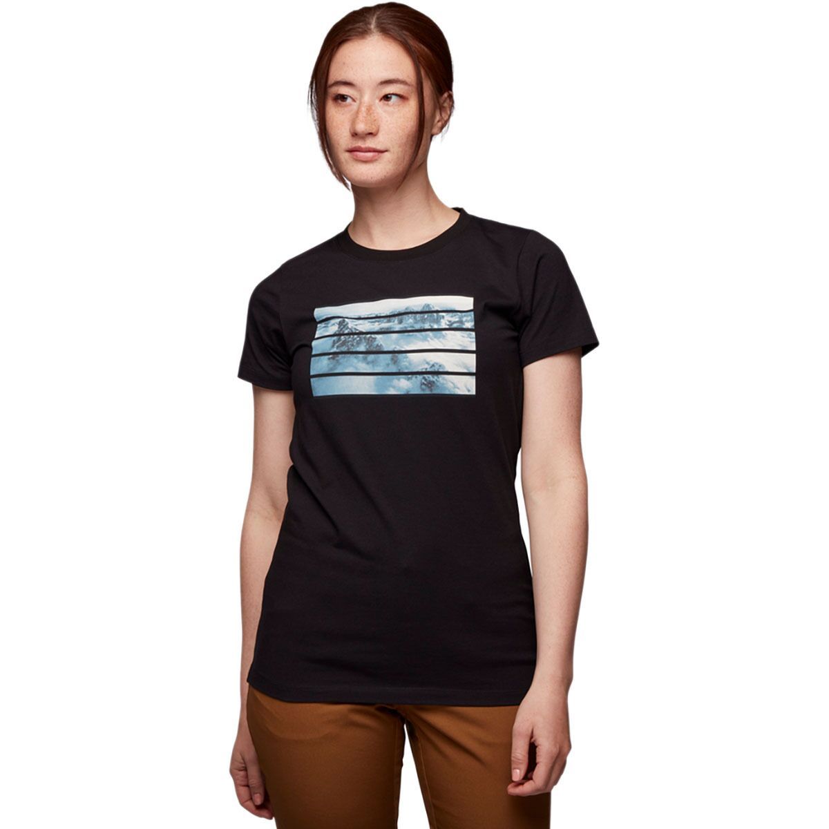 Image of Black Diamond Aerial View Short-Sleeve T-Shirt - Women's Black, S