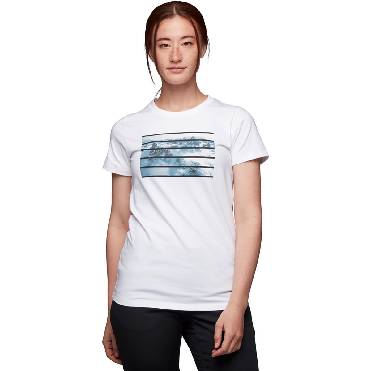Black Diamond Aerial View Short-Sleeve T-Shirt - Women's White, XS