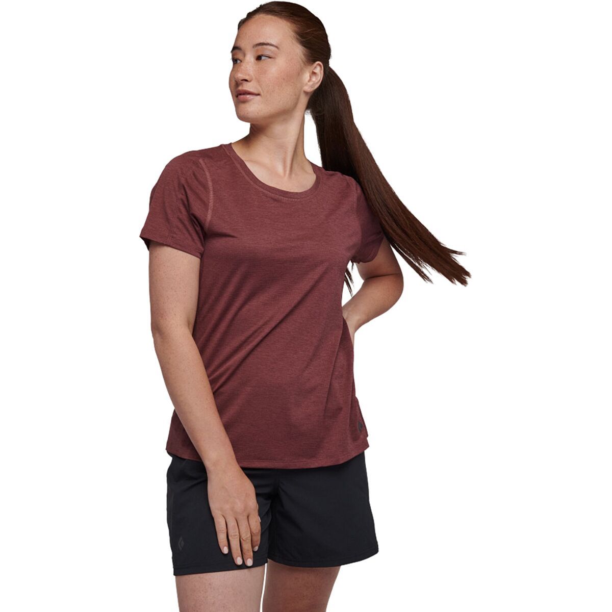 Image of Black Diamond Lightwire Tech Short-Sleeve T-Shirt - Women's Cherrywood, S