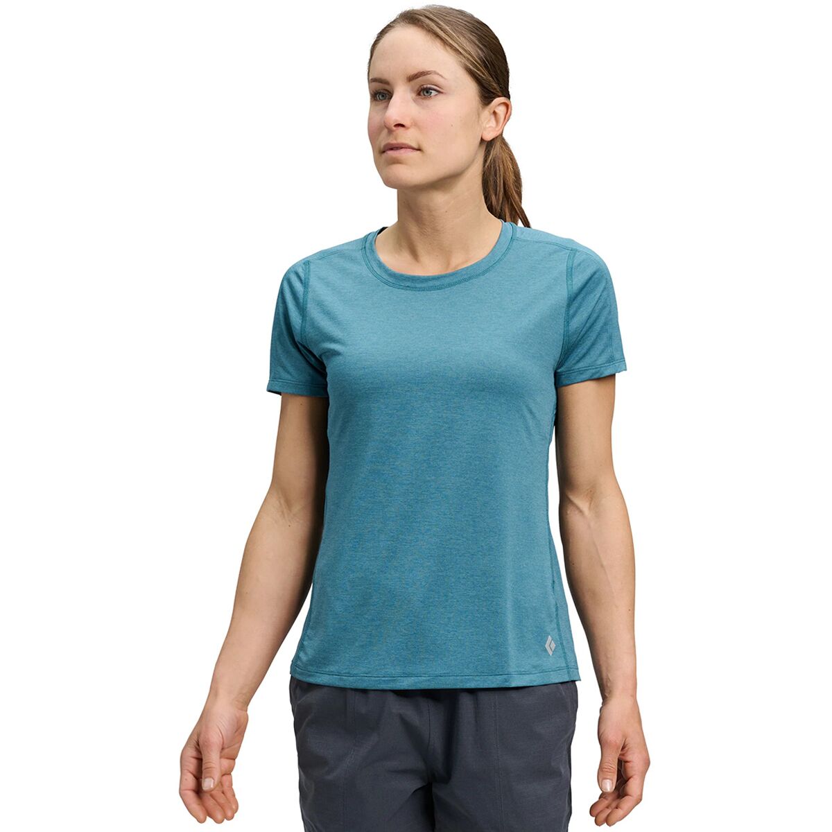 Image of Black Diamond Lightwire Tech Short-Sleeve T-Shirt - Women's Creek Blue, S