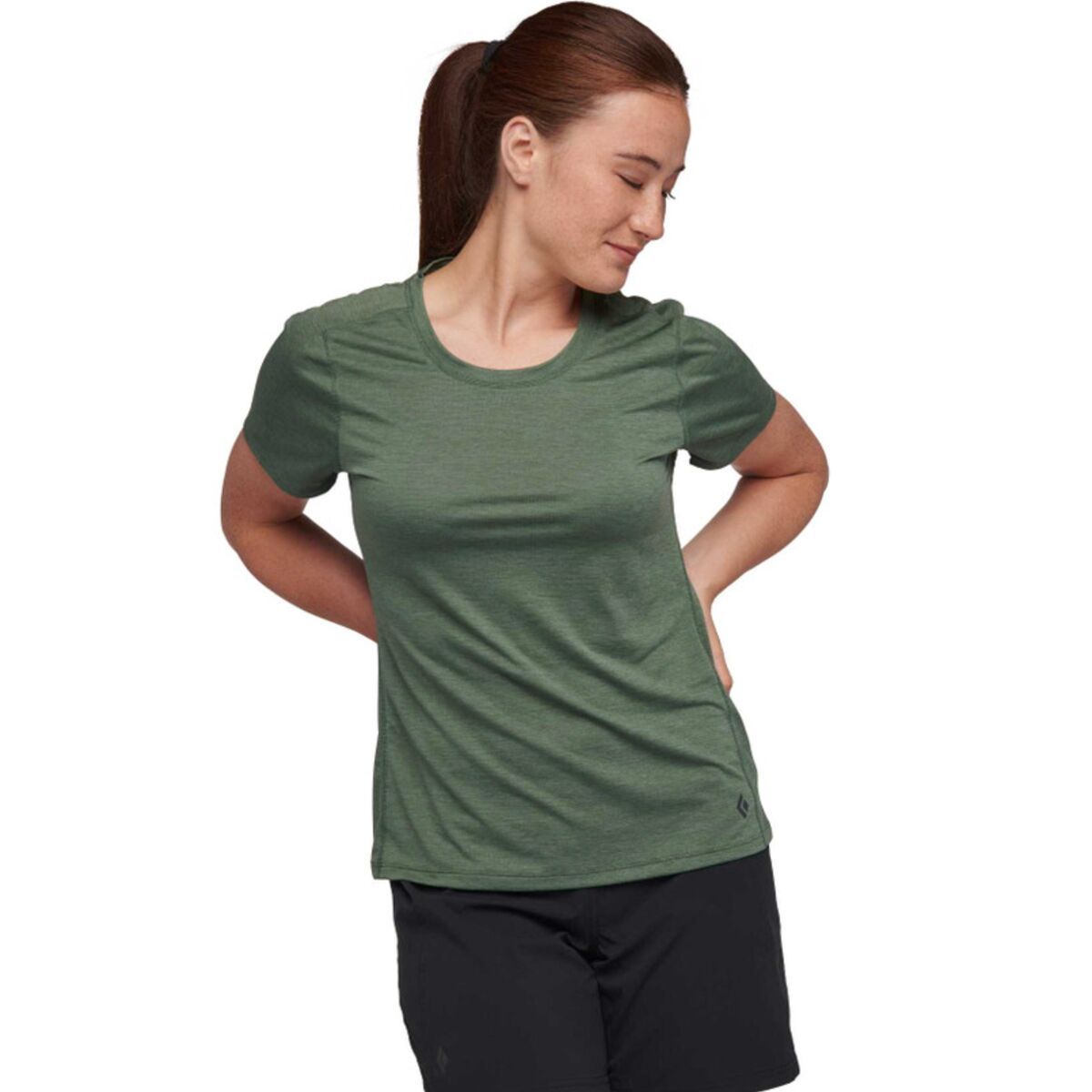 Black Diamond Lightwire Tech Short-Sleeve T-Shirt - Women's Laurel Green, XL