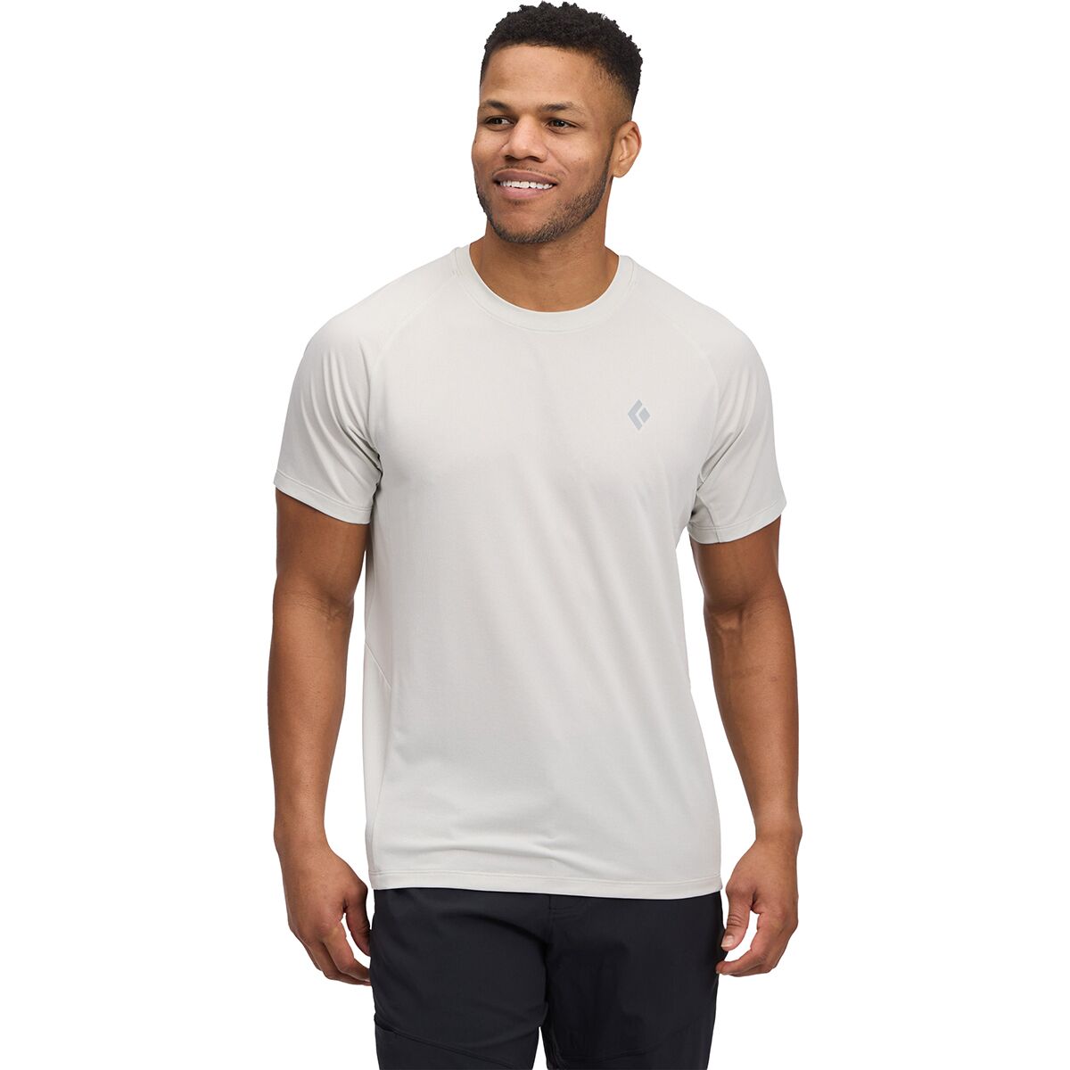 Image of Black Diamond Lightwire Short-Sleeve Tech T-Shirt - Men's Alloy, L