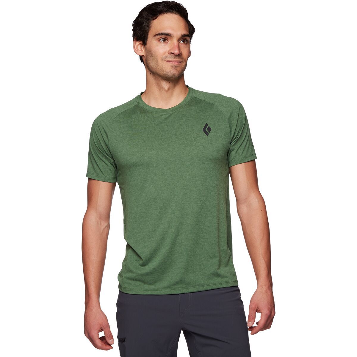 Black Diamond Lightwire Short-Sleeve Tech T-Shirt - Men's Arbor Green, L