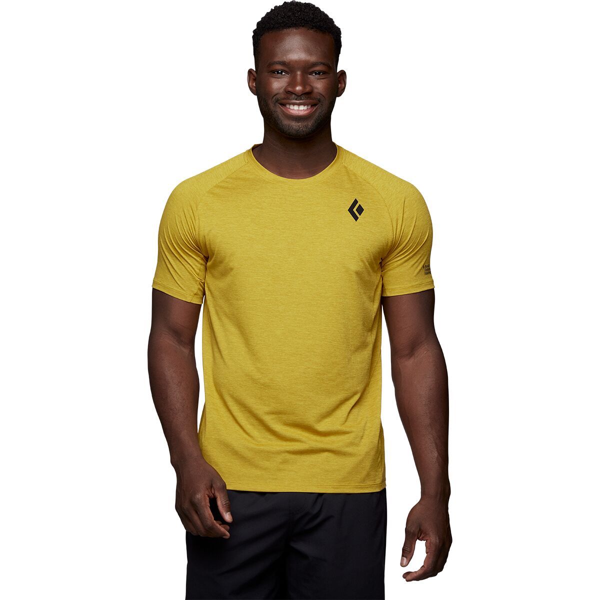 Black Diamond Lightwire Short-Sleeve Tech T-Shirt - Men's Citronelle, XL