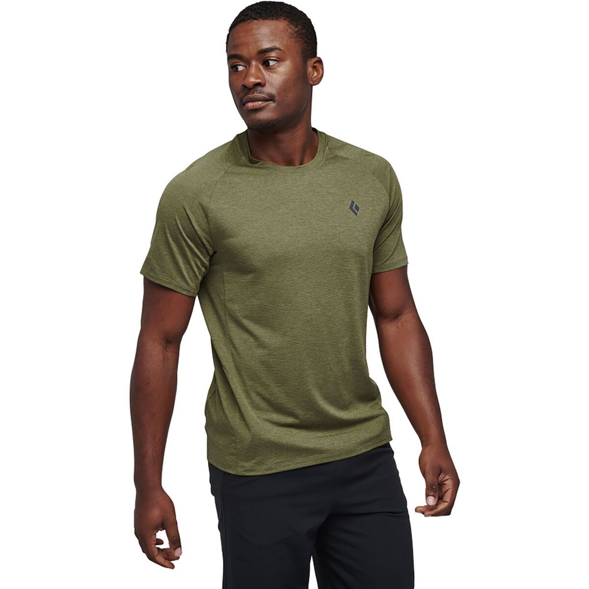 Black Diamond Lightwire Short-Sleeve Tech T-Shirt - Men's Crag Green, S