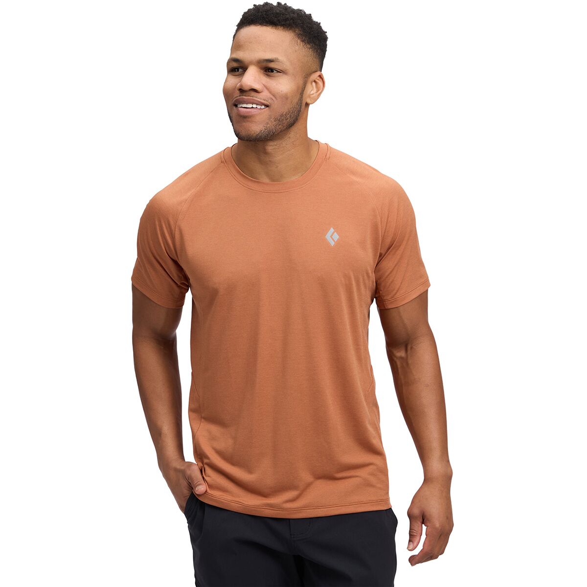 Image of Black Diamond Lightwire Short-Sleeve Tech T-Shirt - Men's Moab Brown, M
