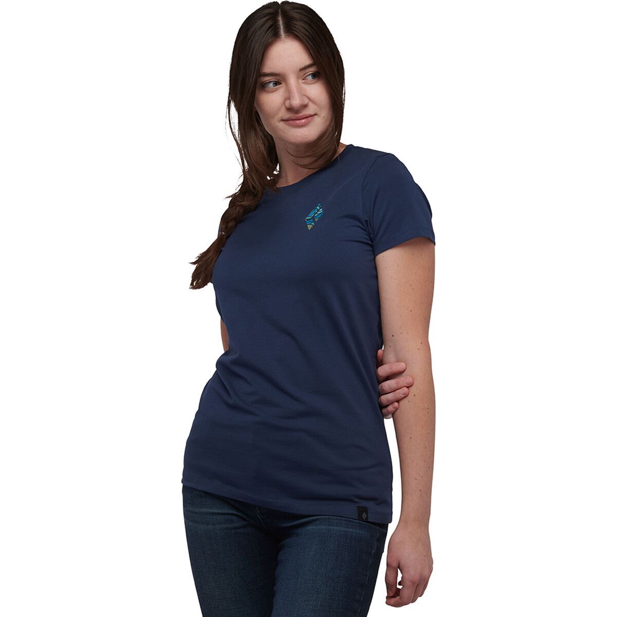 Black Diamond Mountain Diamond T-Shirt - Women's Ink Blue, XS
