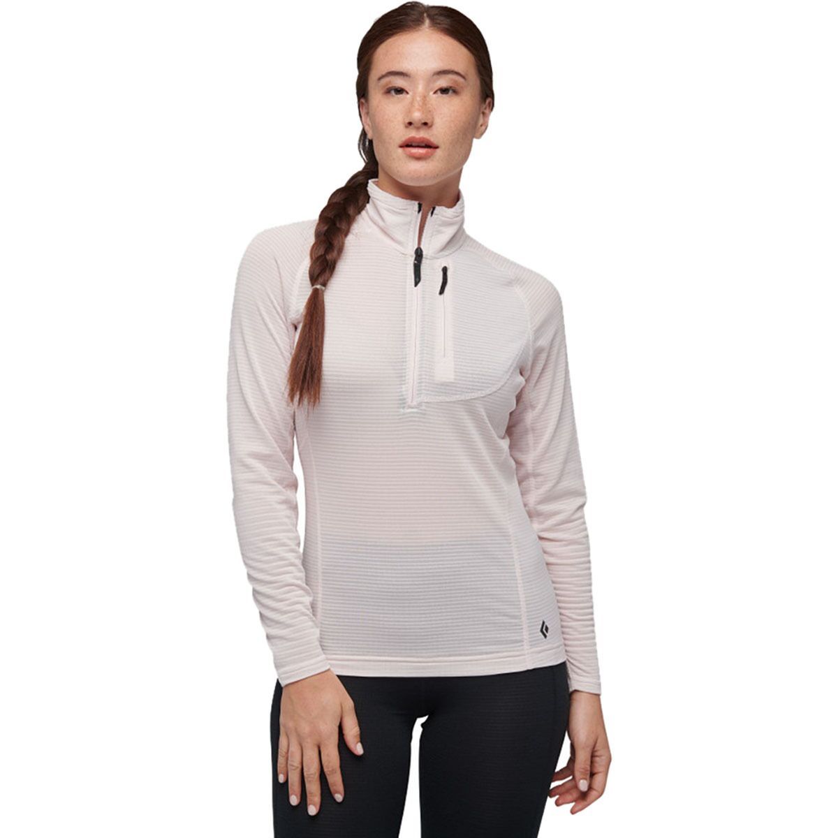Black Diamond Coefficient LT 1/4-Zip Pullover - Women's Ice Pink, M