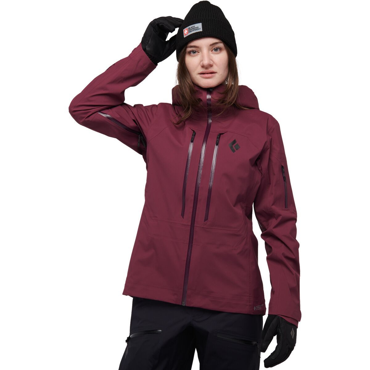 Black Diamond Recon LT Shell Jacket - Women's Blackberry, S