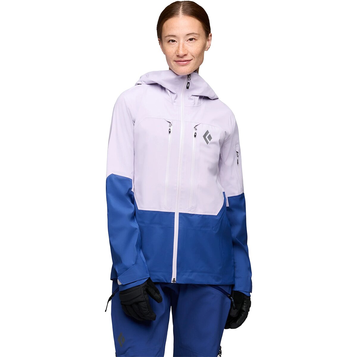 Image of Black Diamond Recon LT Shell Jacket - Women's Soft Lilac/Twilight Blue, L