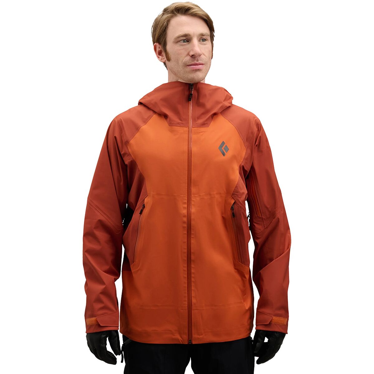 Image of Black Diamond Recon LT Stretch Shell - Men's Saffron/Burnt Sienna, L