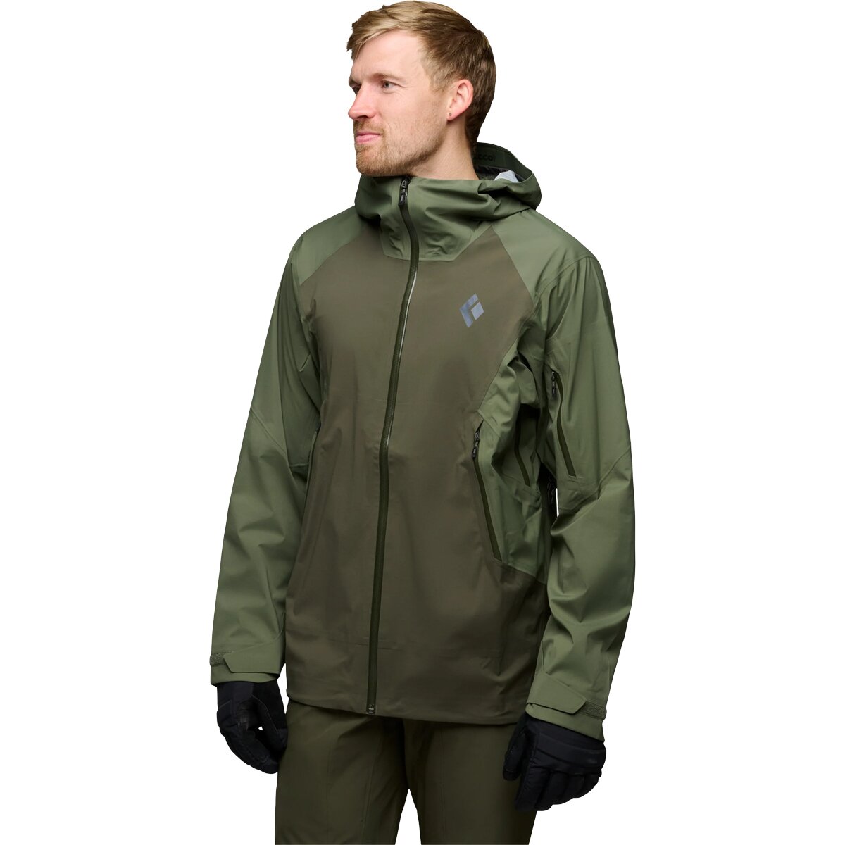 Image of Black Diamond Recon LT Stretch Shell - Men's Tundra/Dark Moss, M