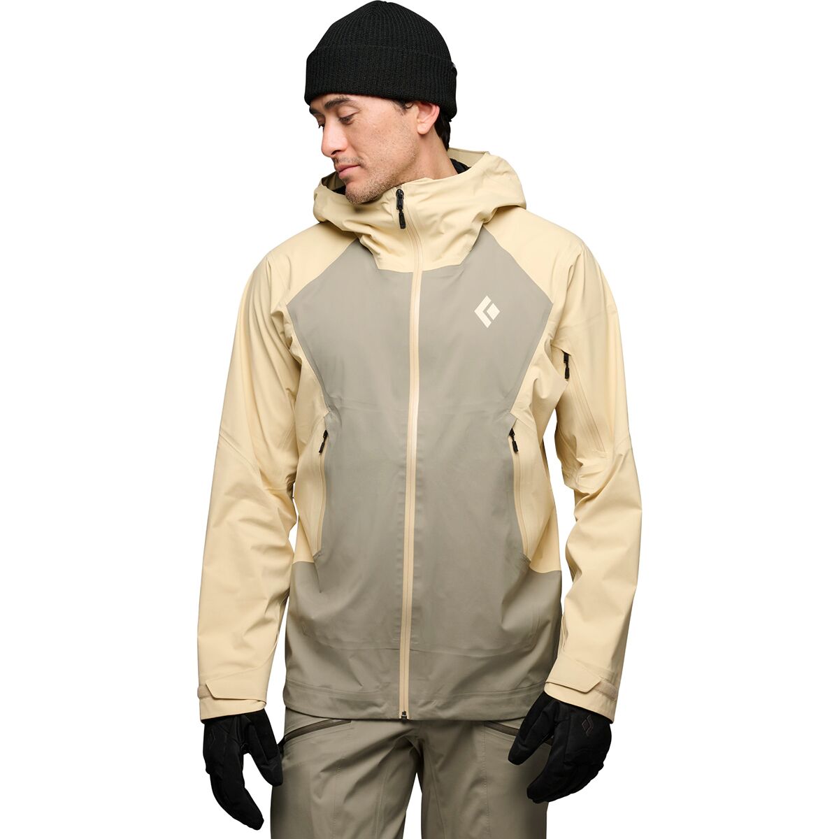 Image of Black Diamond Recon LT Stretch Shell - Men's White Oak/Pine Smoke, S
