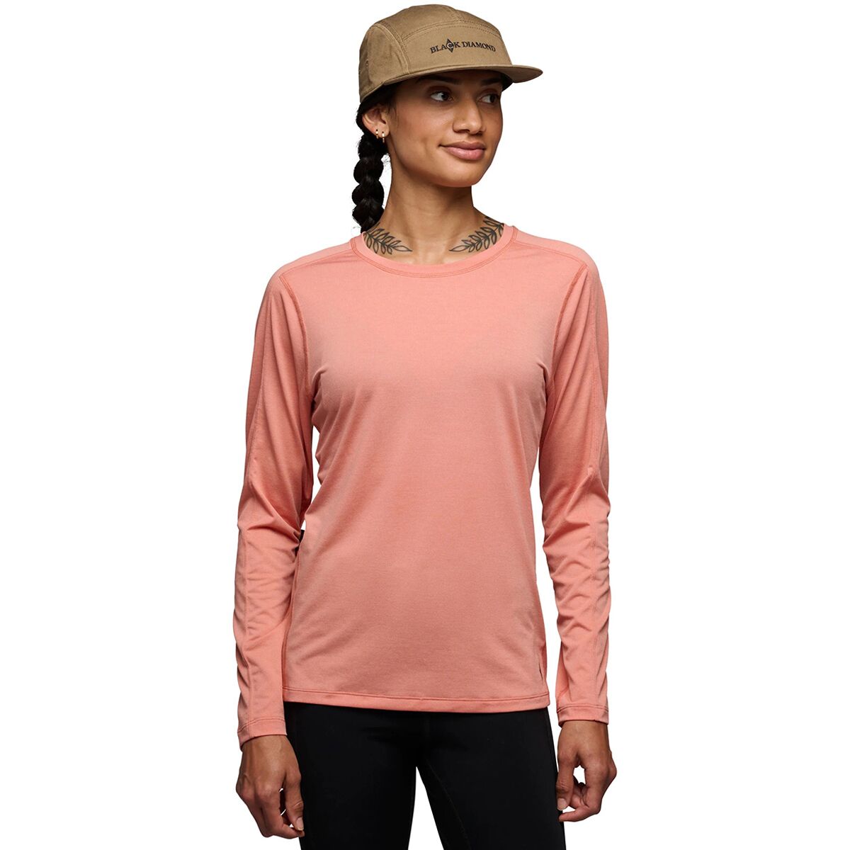 Image of Black Diamond Lightwire Long-Sleeve Tech T-Shirt - Women's Himalayan Salt, M