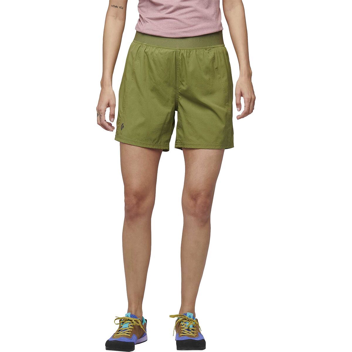 Image of Black Diamond Sierra LT Shorts - Women's Crag Green, M