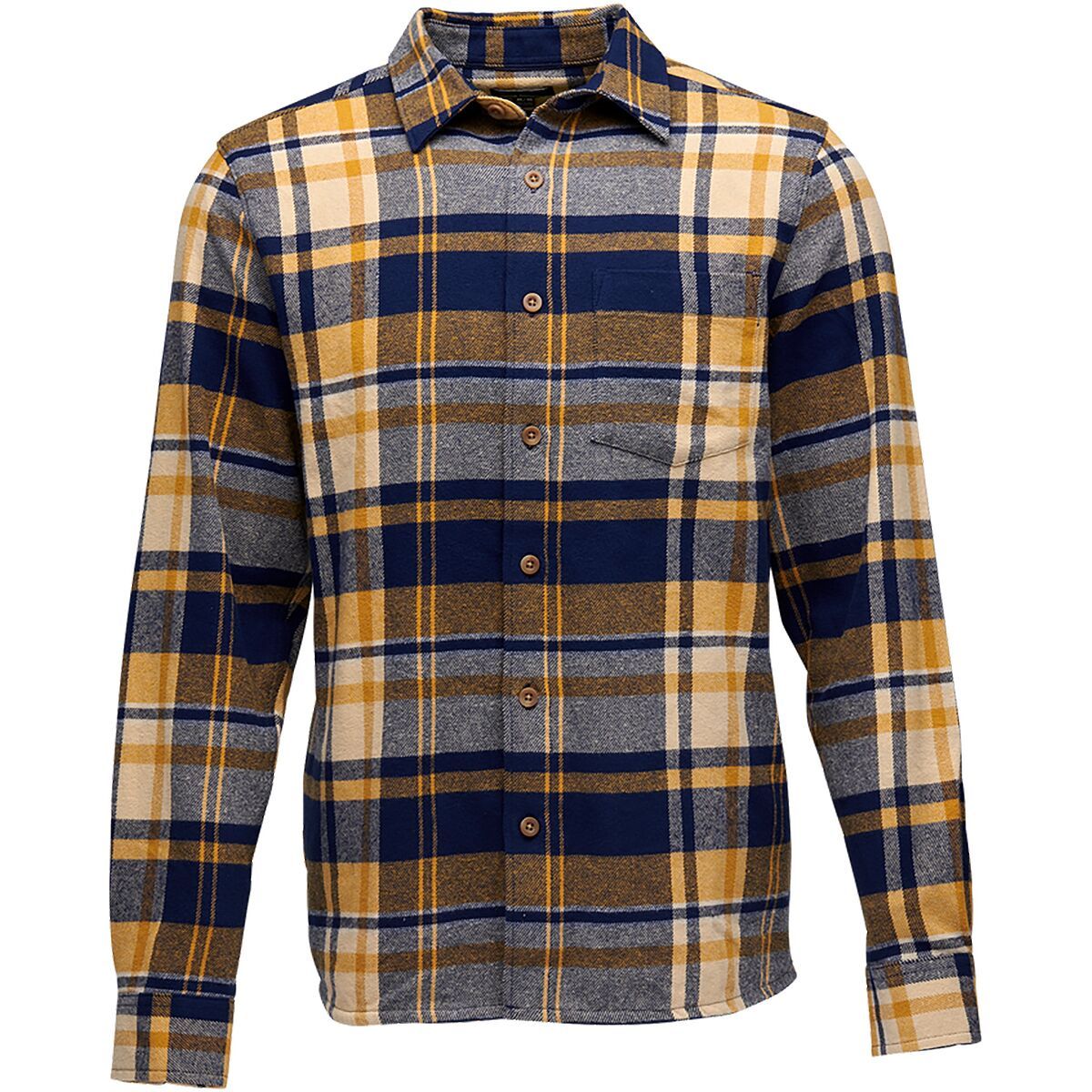 Black Diamond Project Flannel - Men's Indigo/Gold Plaid, S