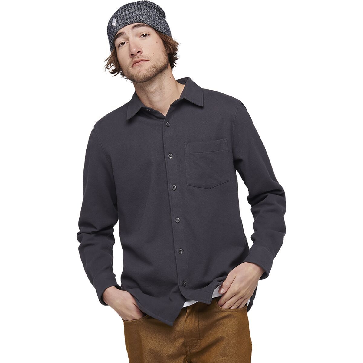 Black Diamond Project Flannel - Men's Steel Grey, L