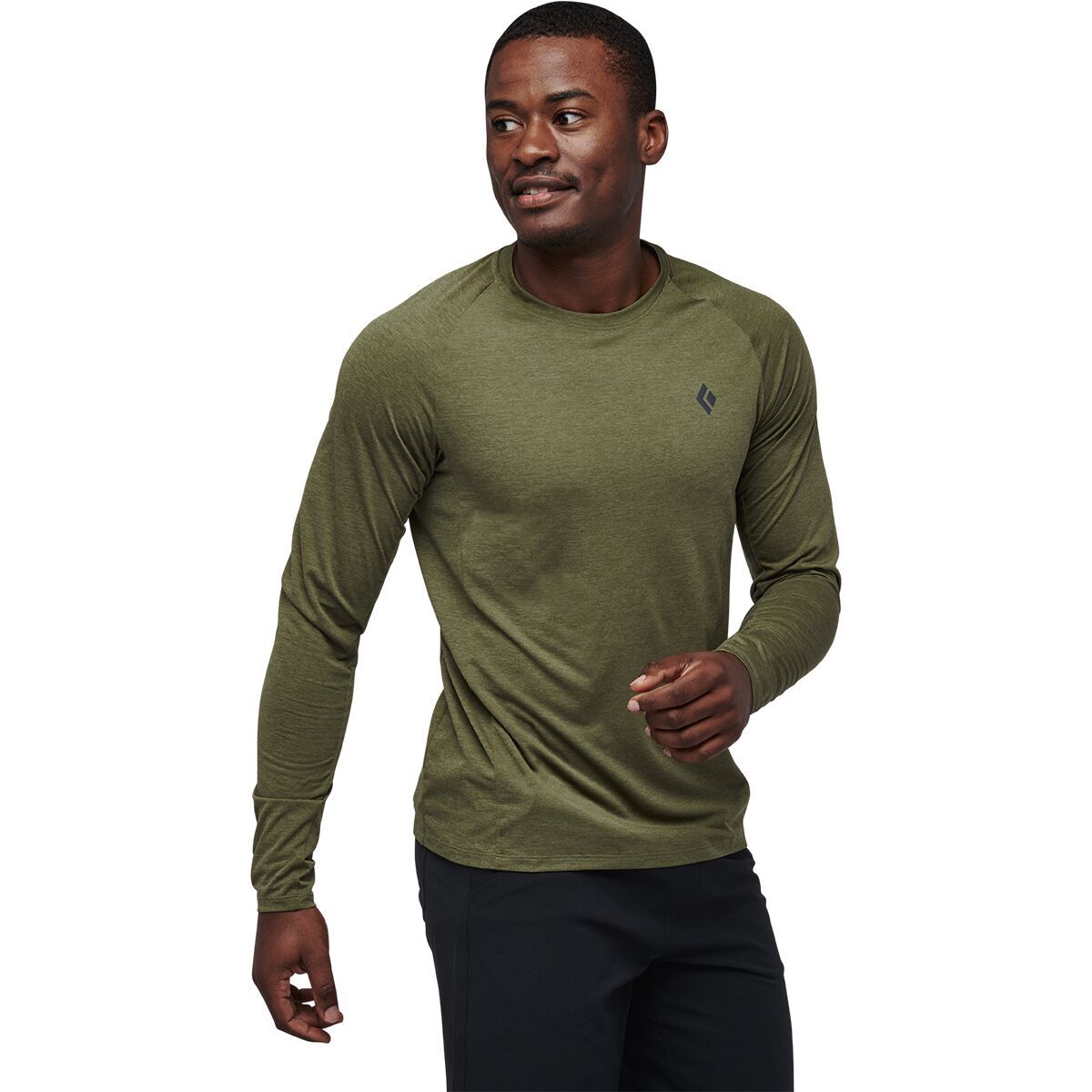 Black Diamond Lightwire Long-Sleeve Tech T-Shirt - Men's Crag Green, XL