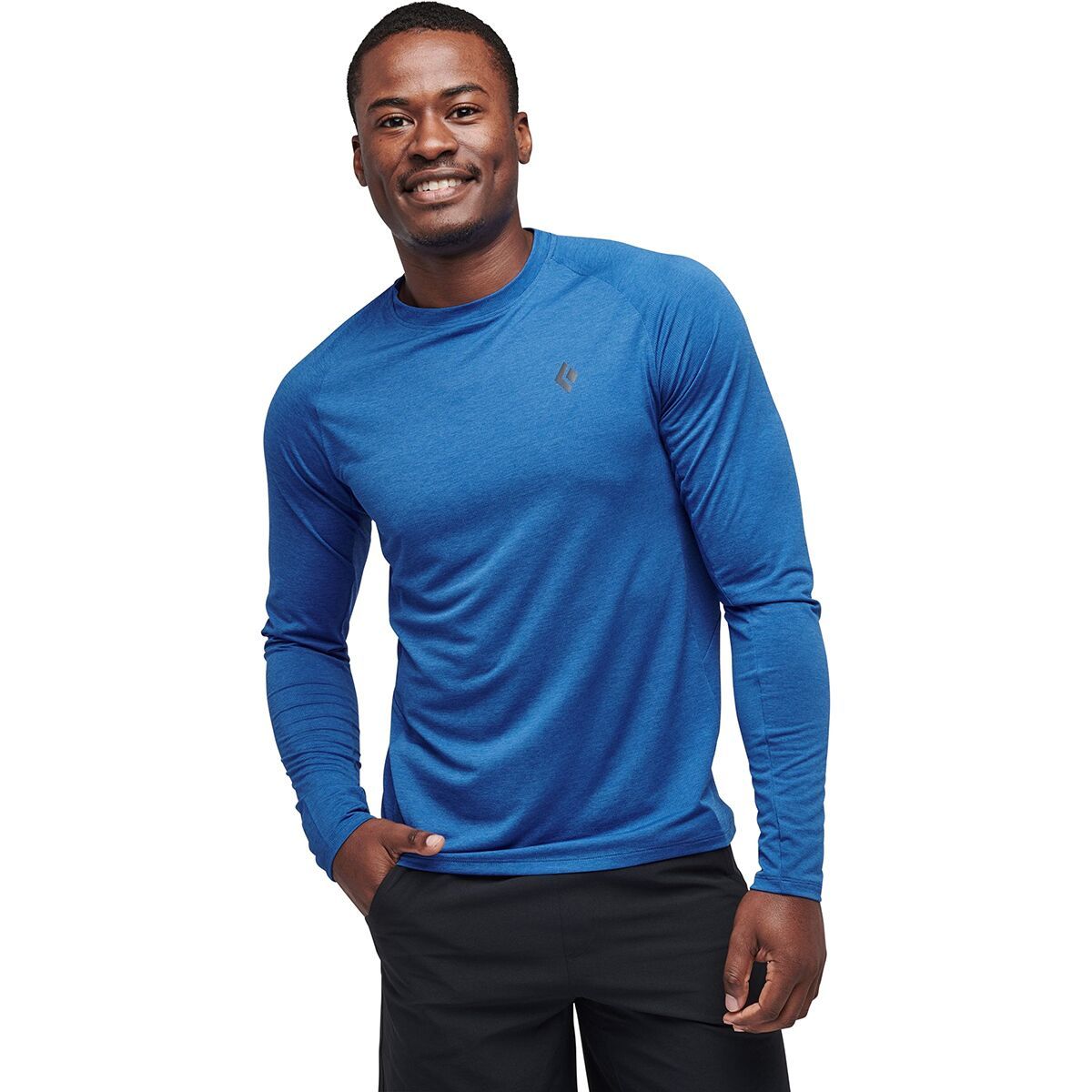 Black Diamond Lightwire Long-Sleeve Tech T-Shirt - Men's Drifter Blue, L