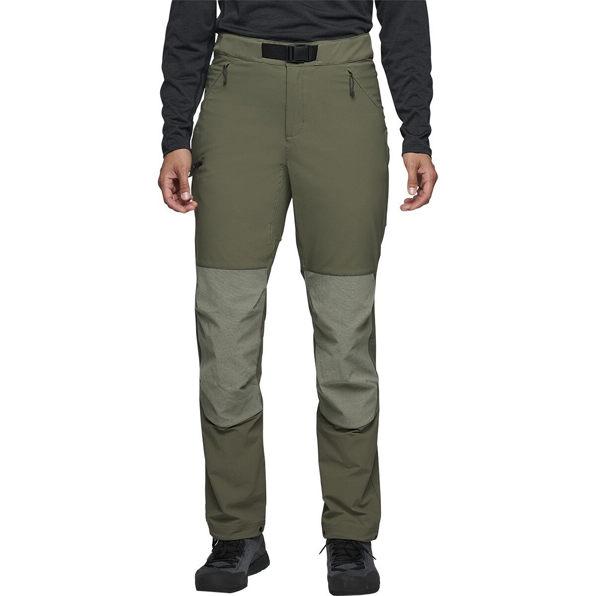 Black Diamond Alpine Hybrid Pant - Women's Tundra/Pine Smoke, 10