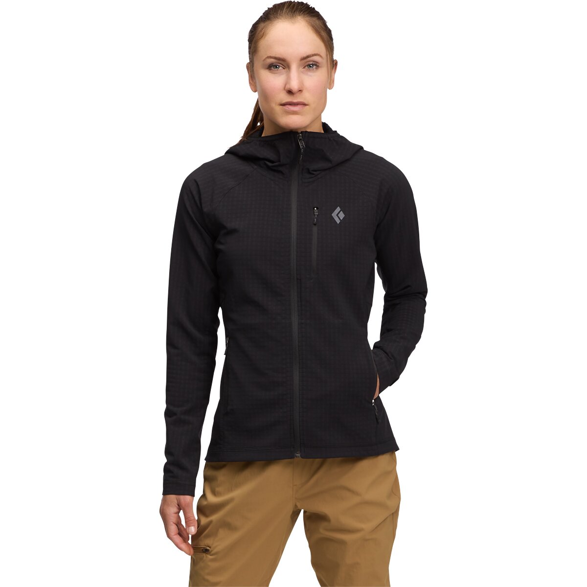 Image of Black Diamond Coefficient Storm Hooded Jacket - Women's Black, S