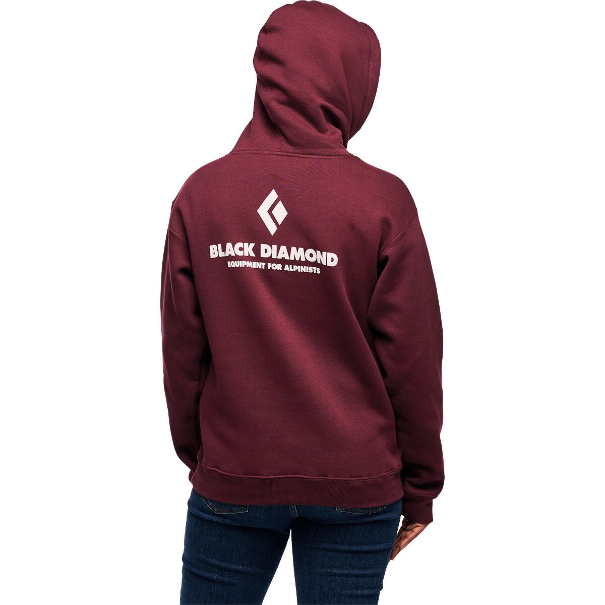 Image of Black Diamond Eqpmnt For Alpinists Pullover Hoodie - Women's Bordeaux, XS