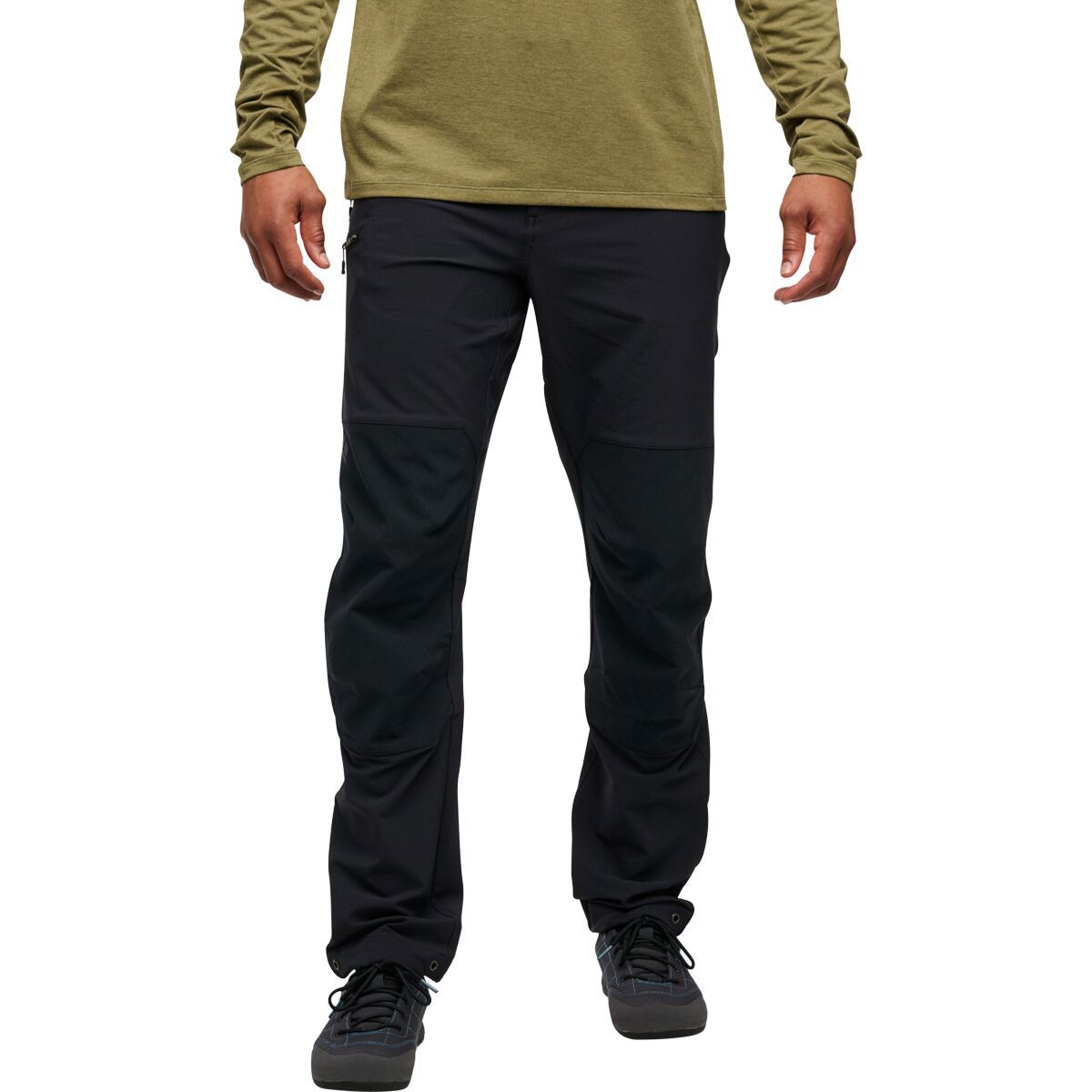 Image of Black Diamond Alpine Hybrid Pant - Men's Black/Black, 36